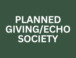 Button for Planned Giving/Echo Society web page.
