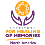 logo that reads "Institute for Healing of Memories North America" and has two hands holding a circle symbol