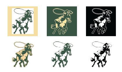 Drover Athletics logo colors